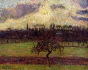 卡米耶毕沙罗 - The Fields of Eragny, the Apple Tree